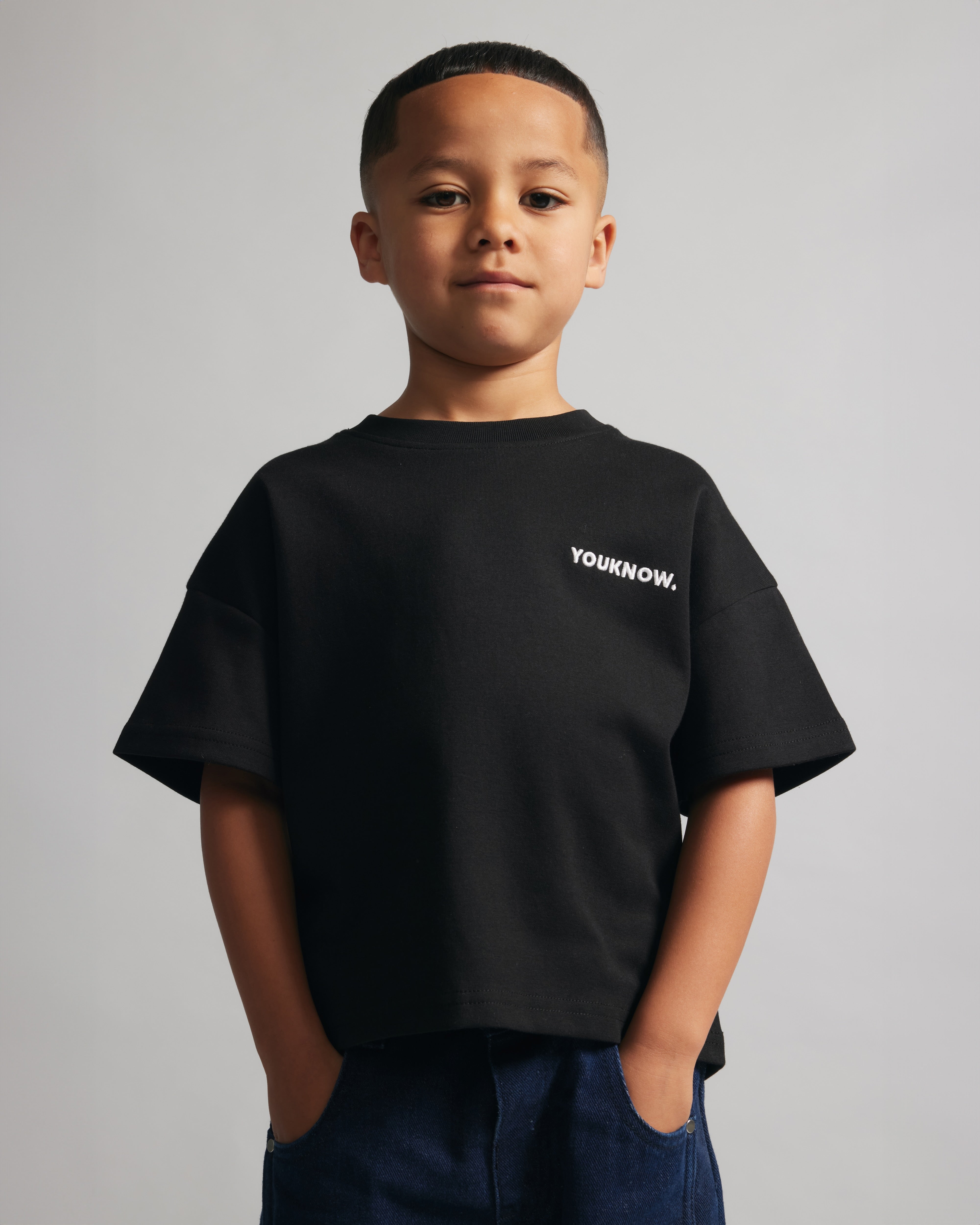 Kids Core Box Tee | Black