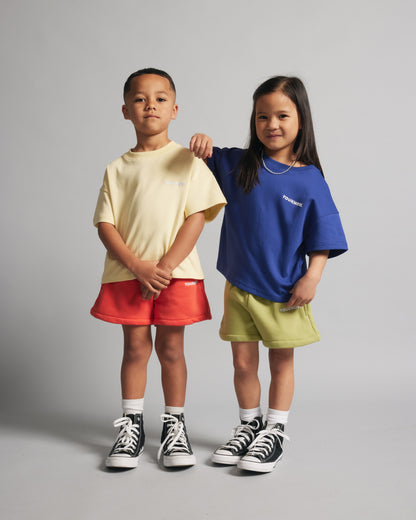 Kids Core Box Tee | Cobalt
