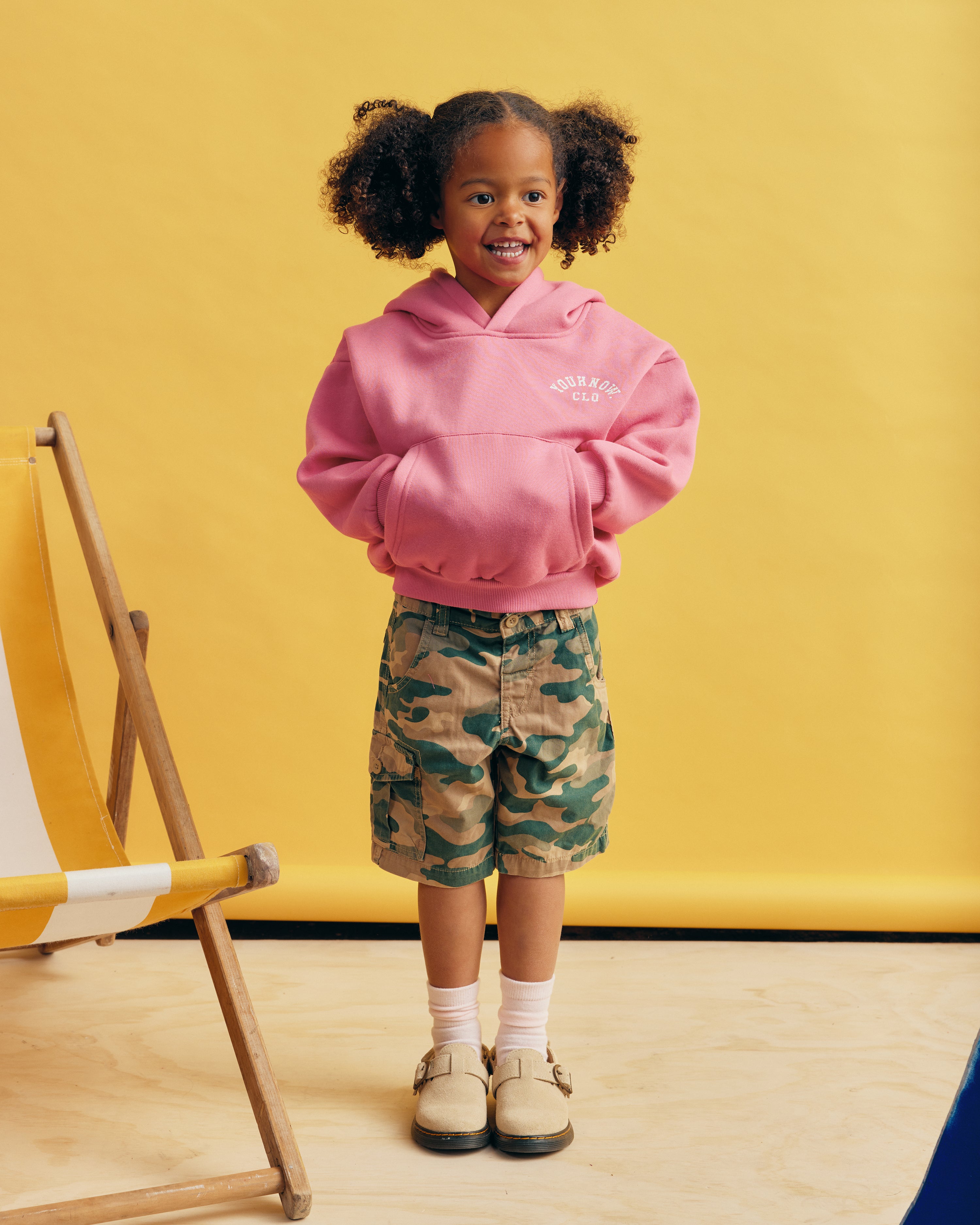 Kids Half Time Hoodie | Bubblegum