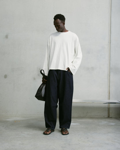 Nothing Longsleeve Tee | Cloud White