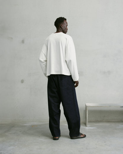 Nothing Longsleeve Tee | Cloud White