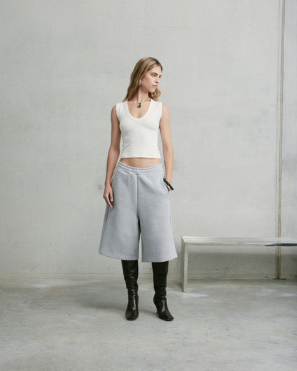 Nothing Heavyweight Jumbo Shorts | Asphalt Marle