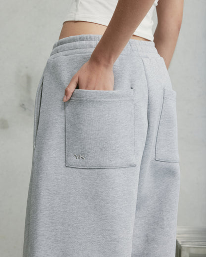 Nothing Heavyweight Jumbo Shorts | Asphalt Marle