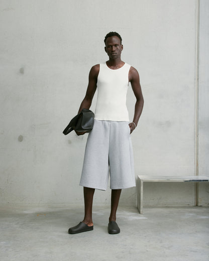 Nothing Heavyweight Jumbo Shorts | Asphalt Marle