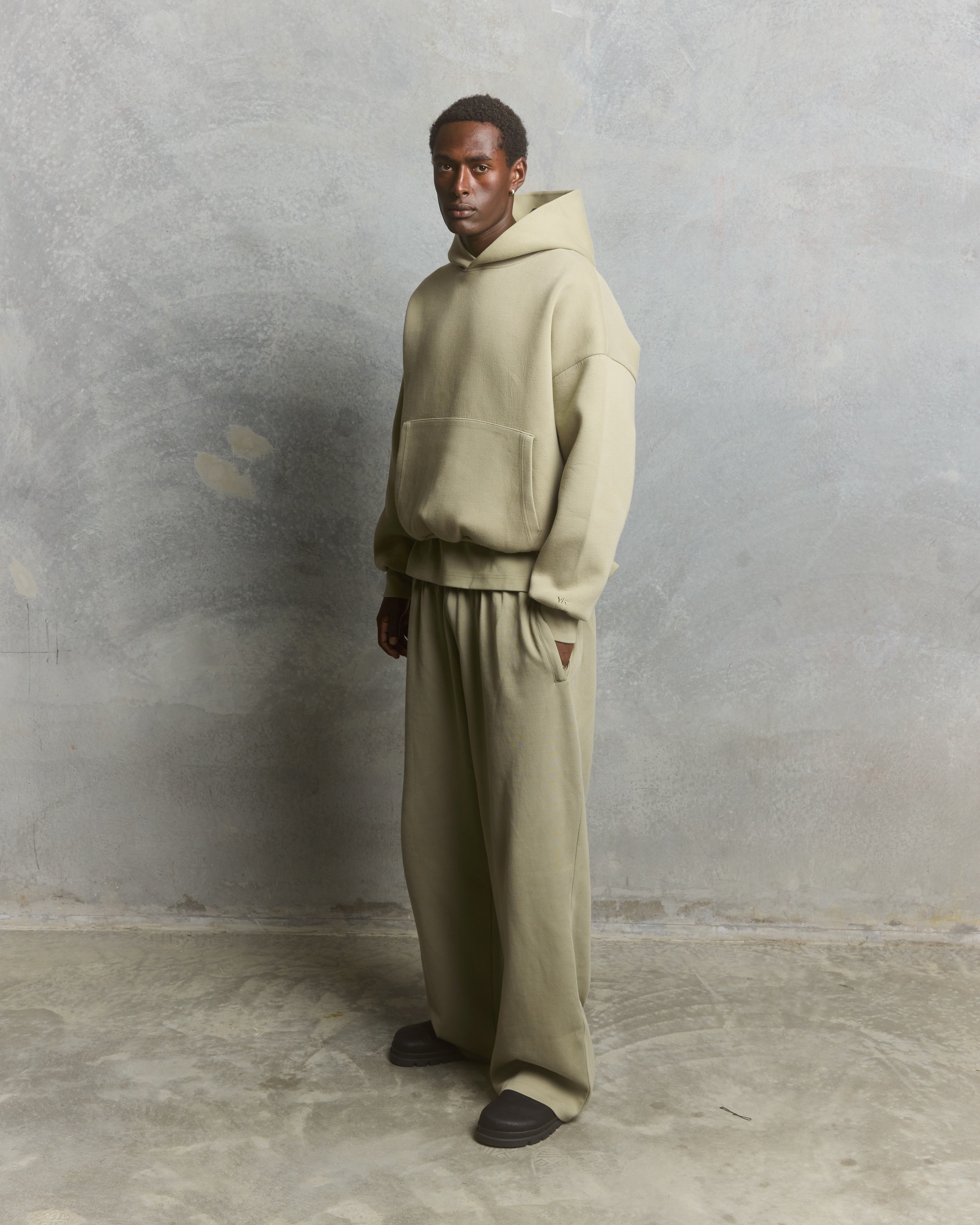 Nothing Form Hoodie | Moss-4