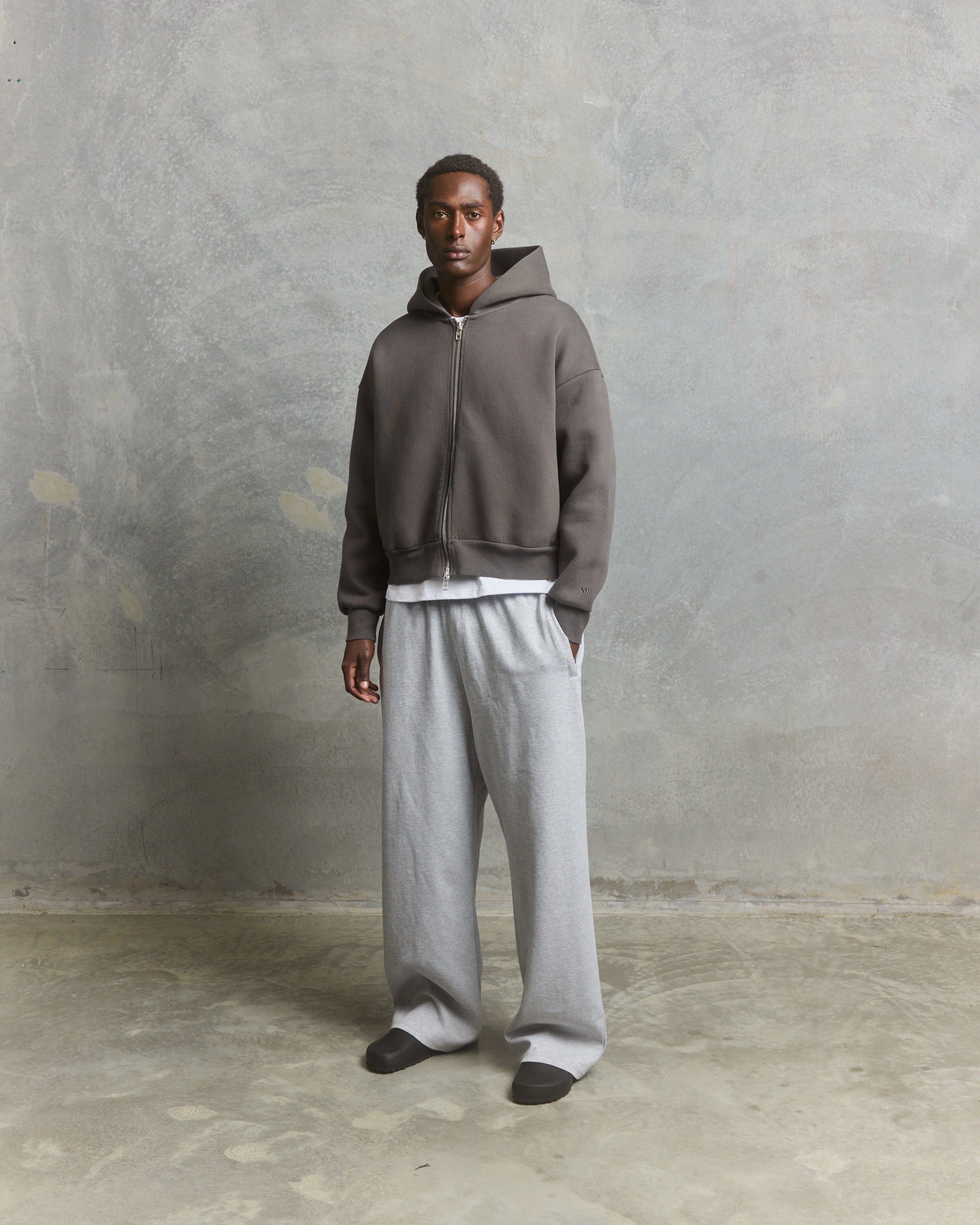 Nothing 400 Wide Leg Sweatpants | Heather Grey