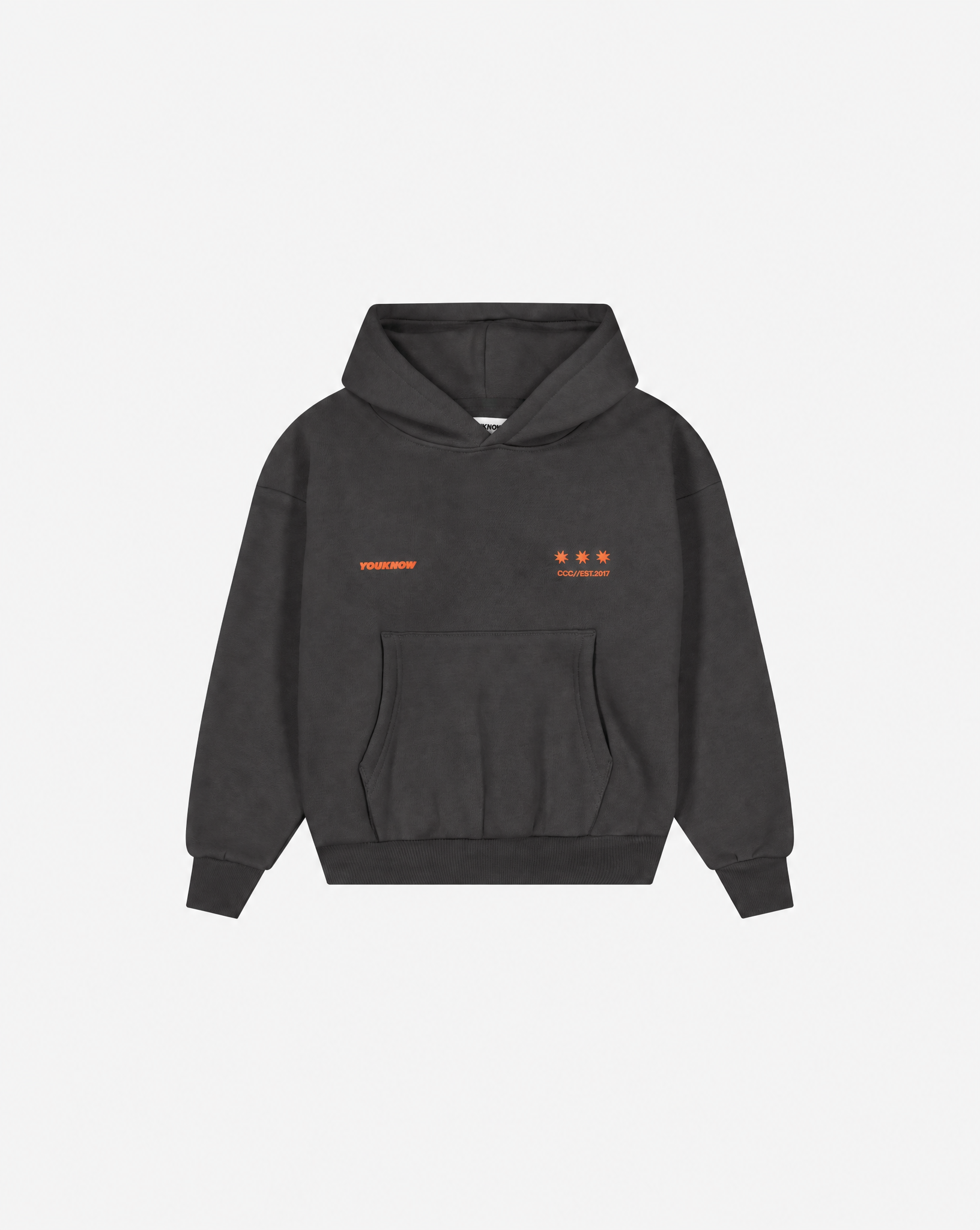Kids Big Back Hoodie | Charcoal