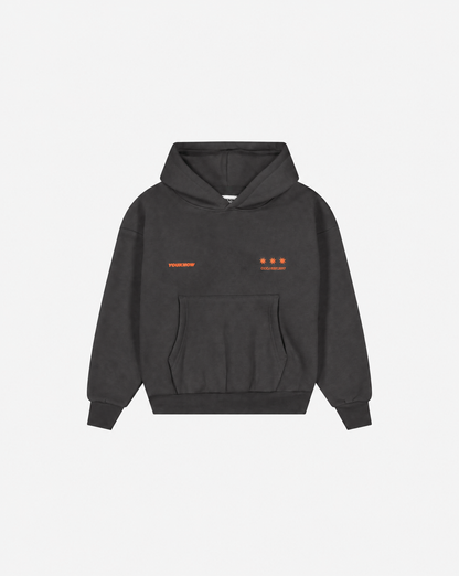 Kids Big Back Hoodie | Charcoal