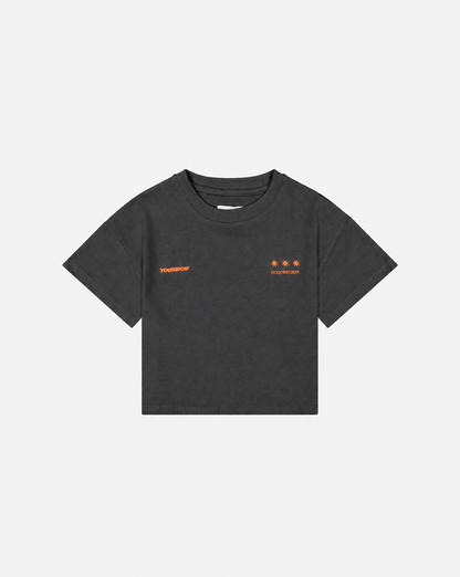Kids Big Back Tee | Charcoal