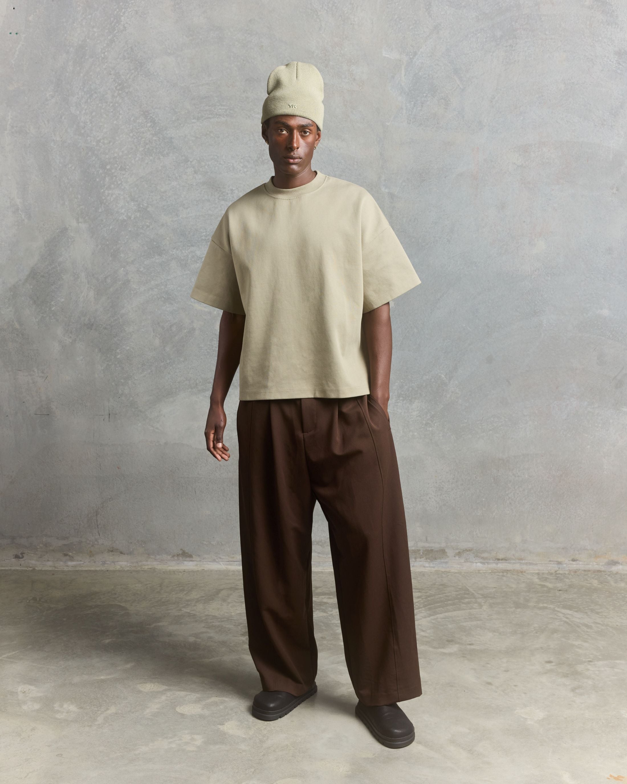 Nothing Draped Pleated Pants | Brown