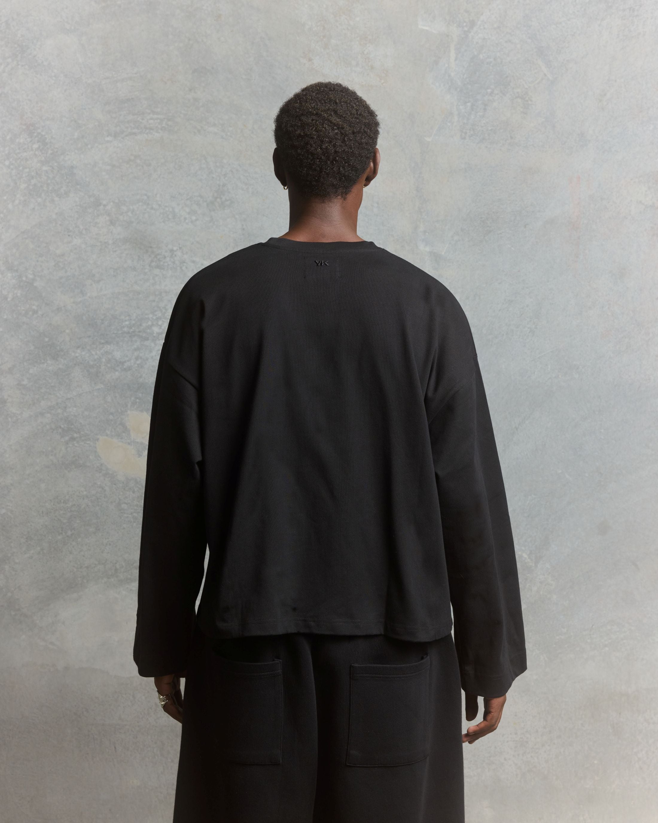 Nothing Wide Long Sleeve Tee | Tar-4