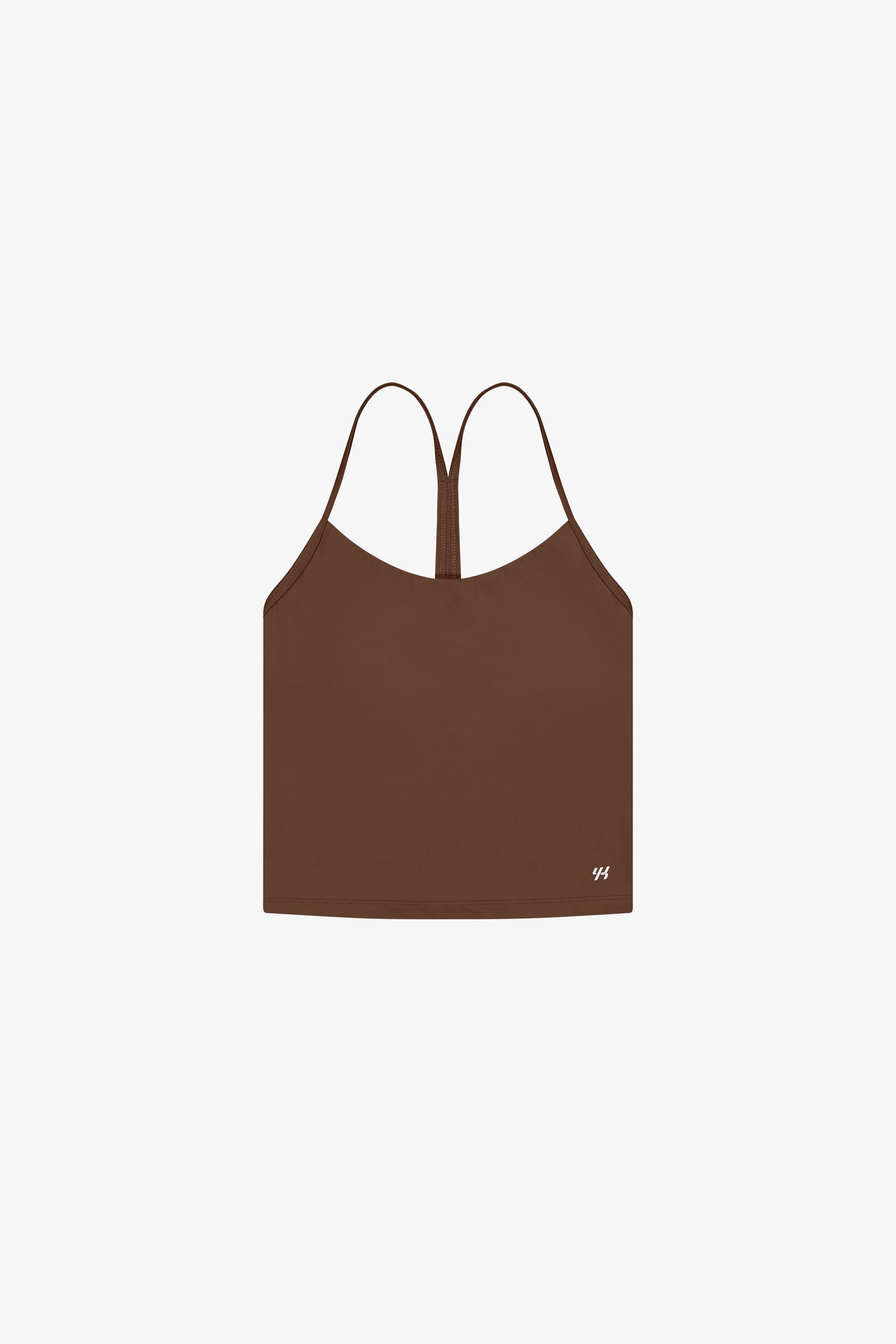 YK Move Sculpt Scoop Tank | Brown
