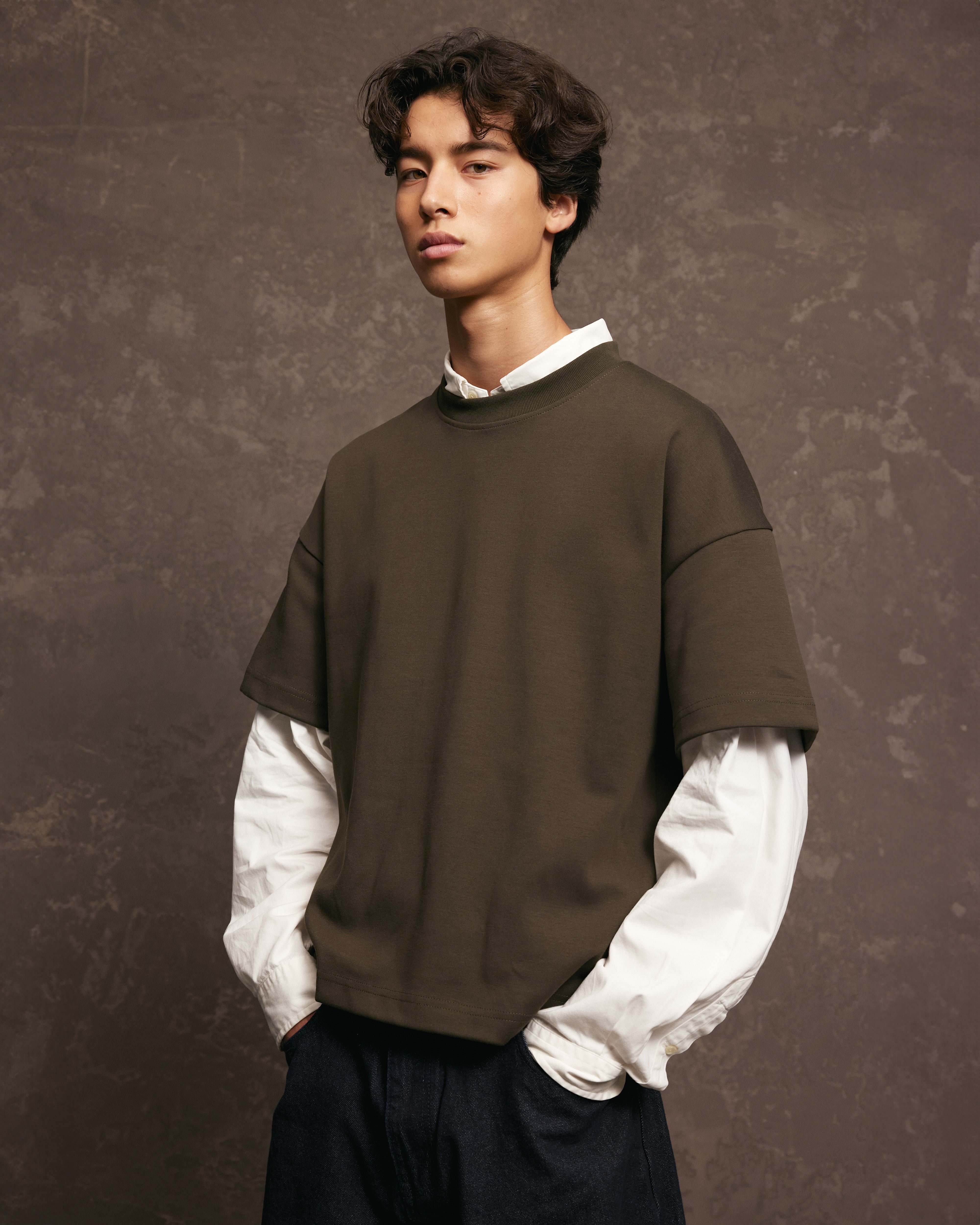 Nothing Heavyweight Tee | Deep Olive